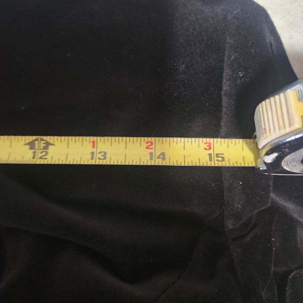Sitewide sale  Black Velvet long jacket size 8 - Picture 8 of 11